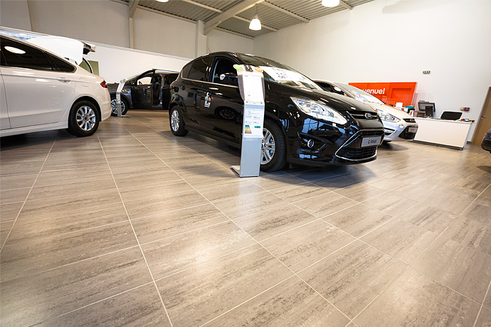 Showroom après réalisation de la prestation carrelage